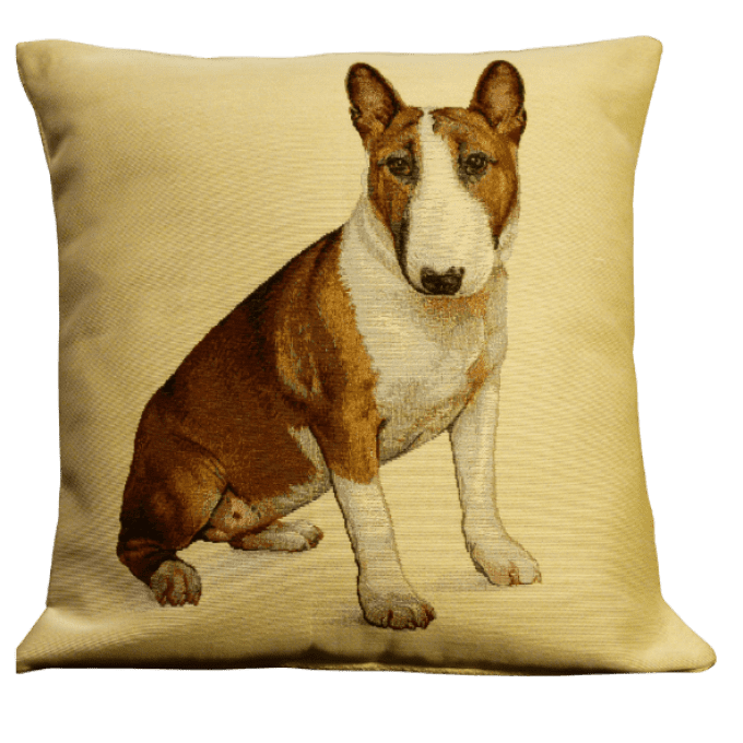 Housse de coussin Bull Terrier