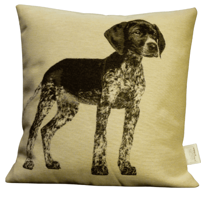 Housse de Coussin Chiot Pointer