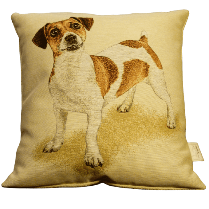Housse de coussin Jack Russel