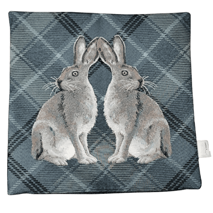 Housse de Coussin 2lièvres