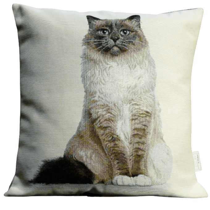 Housse de Coussin Sacré de Birmanie
