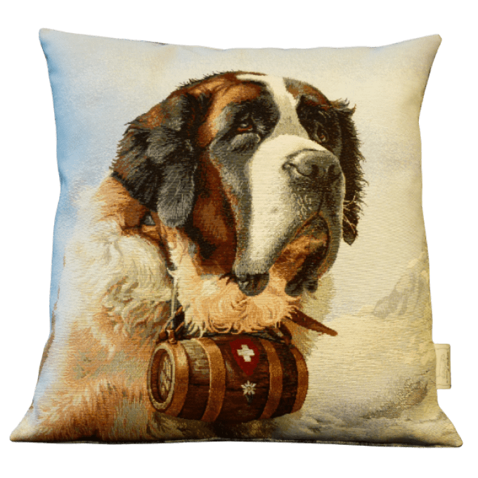Housse de coussin Saint Bernard