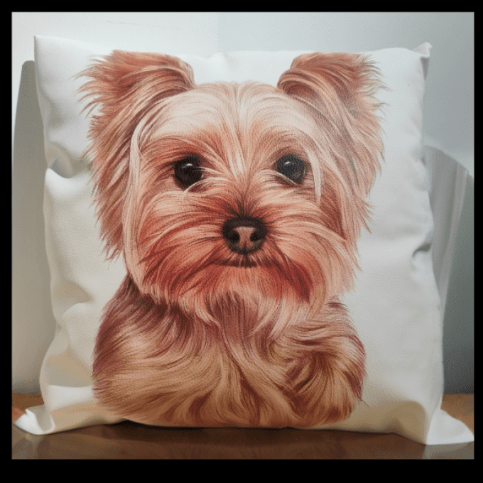 Housse de coussin Yorkshire - Simili cuir